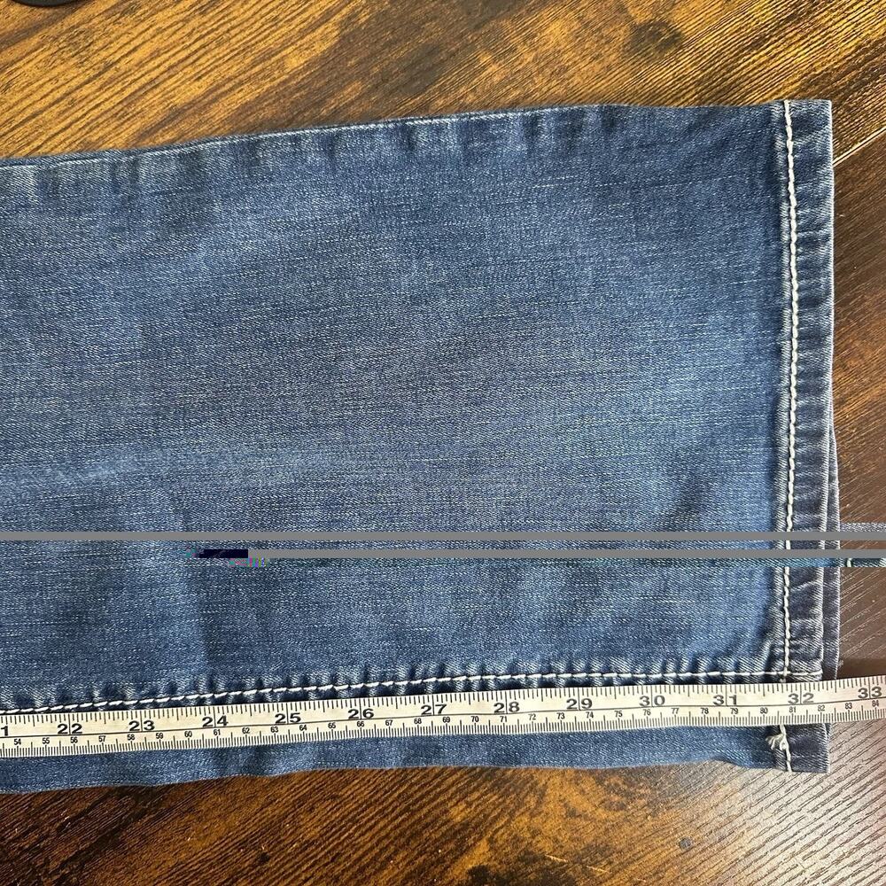 Grace In LA Plus Size P Straight Dark Wash Jeans Aztec Sequins Pockets Size 19 - Picture 16 of 16